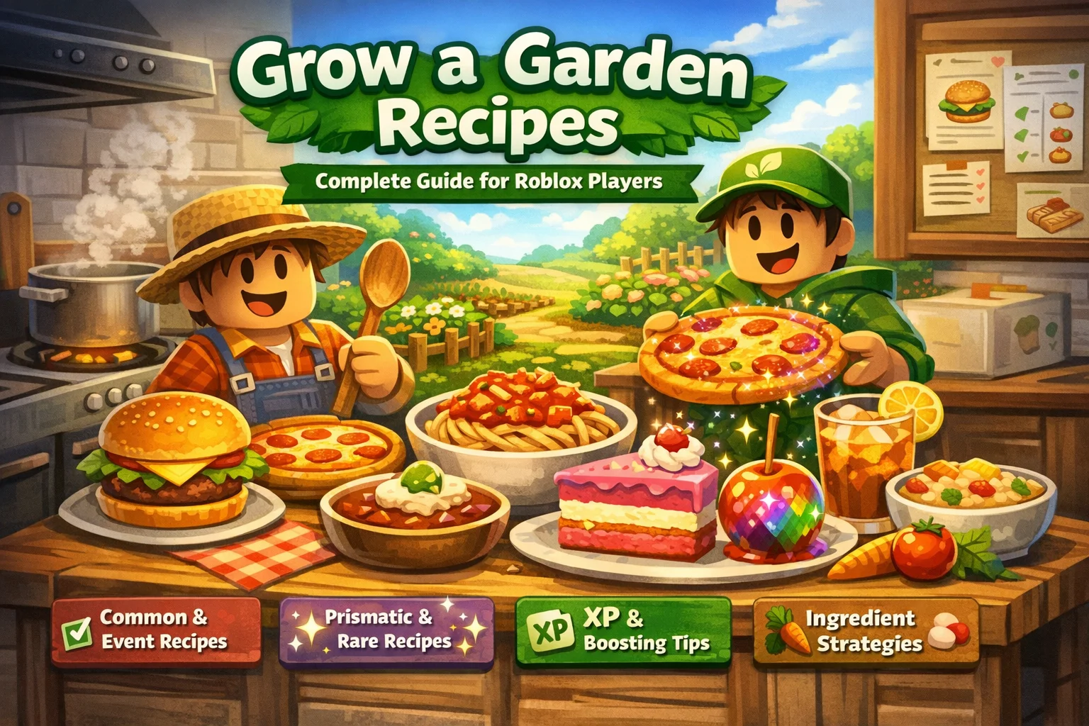 Grow a Garden Cooking Recipes – Level Up Fast!